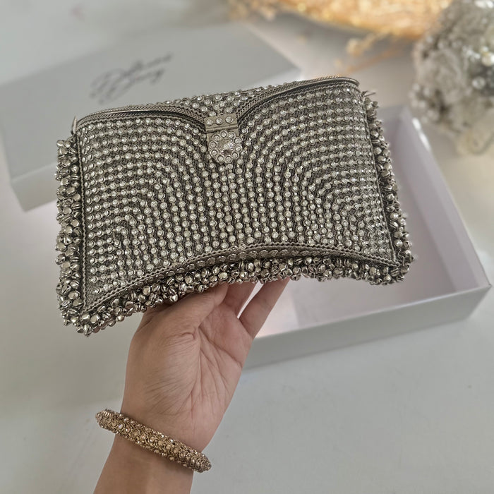 Silver clutch 
