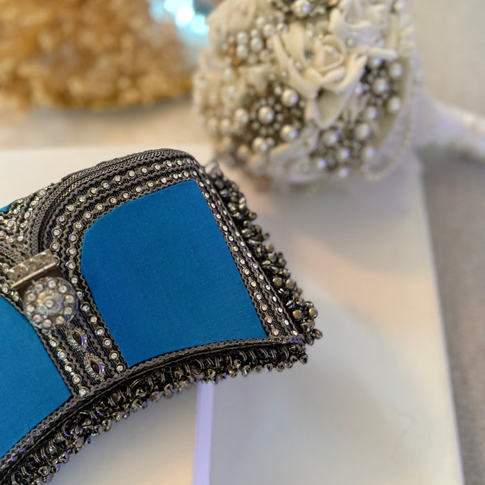 Royal Blue Statement Clutch