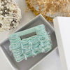 Mini Ocean Green Crystal Clutch