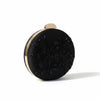 Black Round Shape Mini Clutch