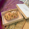 Multicolor Jewel Oval Clutch: Hand-Embroidered Oval Bag