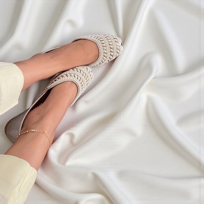 Beaded Bridal Khussa Shoes Step into elegance with our exquisite
