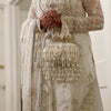 Ivory Sequin Bridal Clutch with Beaded Tassels