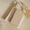Ivory Beaded Mobile Clutch