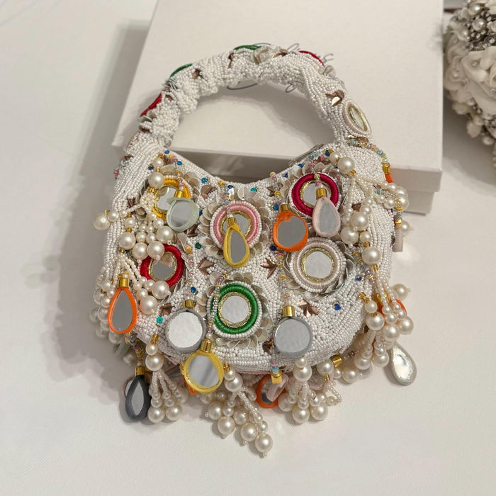 Mirror Work Multicolor Bag