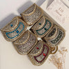 Green Kundan Mini Metal Statement Bag