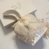 Ivory Crystal Bridal Potli Bag