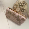 Handmade Zardozi Embroidered Velvet Clutch