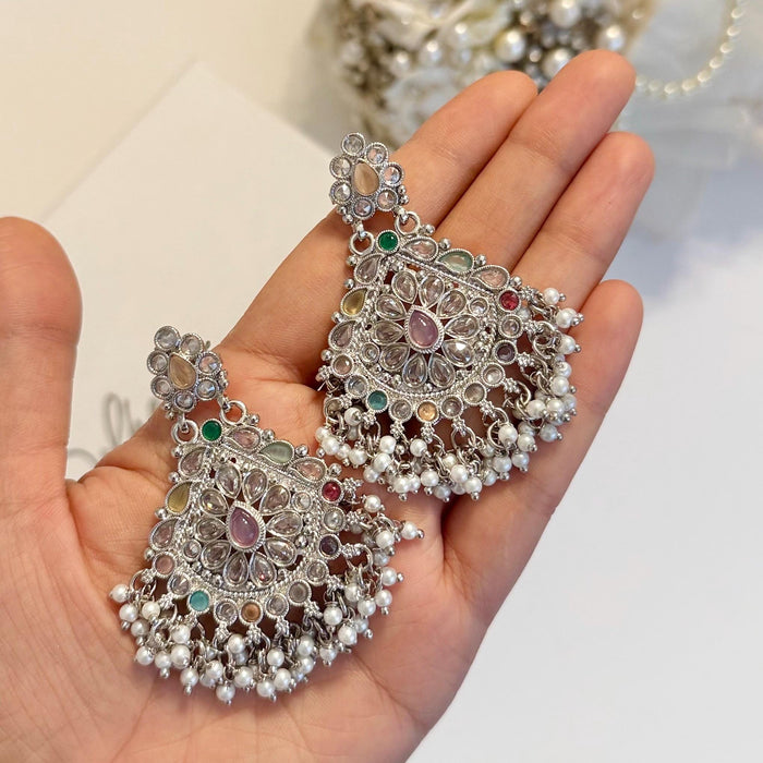 Multicolor Polki Earrings