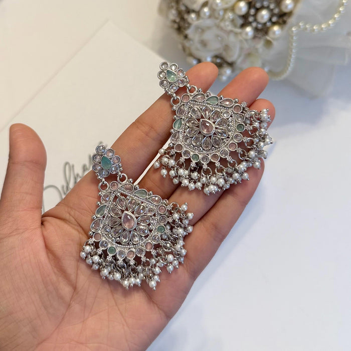 Multicolor Polki Earrings