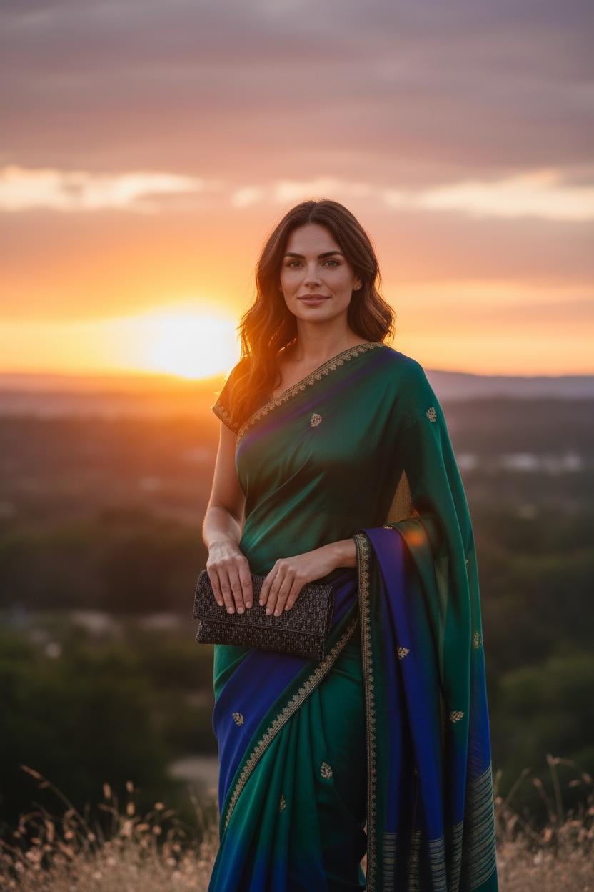 Handmade Antique Gray Beaded Clutch: Evening Bag