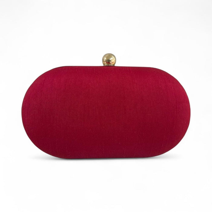 Handmade Red Zardozi Clutch: Bridal Clutch for Indian Wedding
